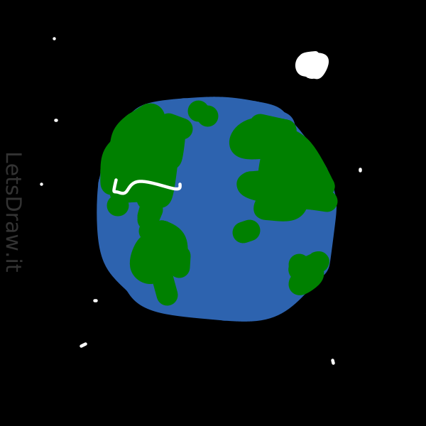 How to draw Earth / gpper68d8.png / LetsDrawIt