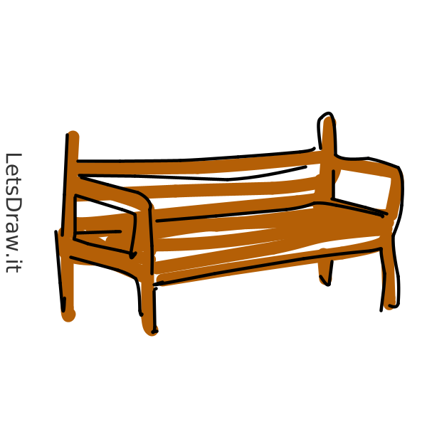 How To Draw Bench   Gsogedrpk.png   Letsdrawit