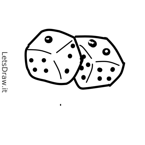 How to draw dice / gui8jyizy.png / LetsDrawIt