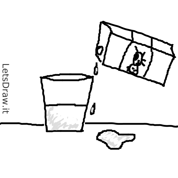 How to draw spilled milk / h983qjcwc.png / LetsDrawIt