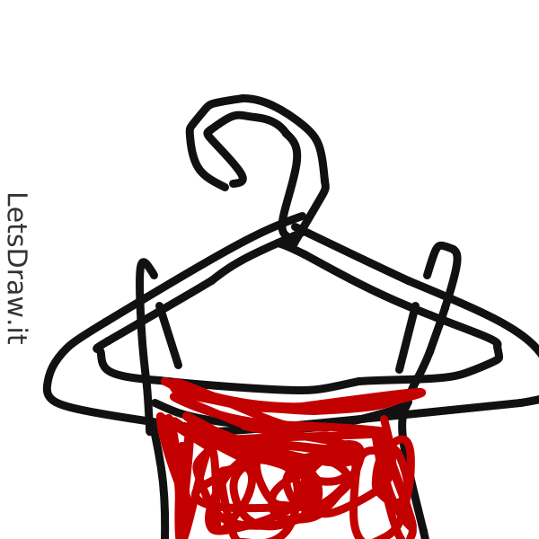 How to draw hanger / h9r1m69px.png / LetsDrawIt
