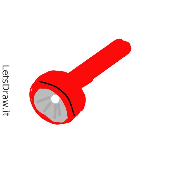 How to draw flashlight / h9z6e6kcm.png / LetsDrawIt