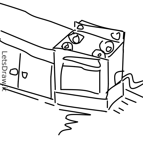 Draw Local Stove How to draw stove / ha1h685i.png / LetsDrawIt