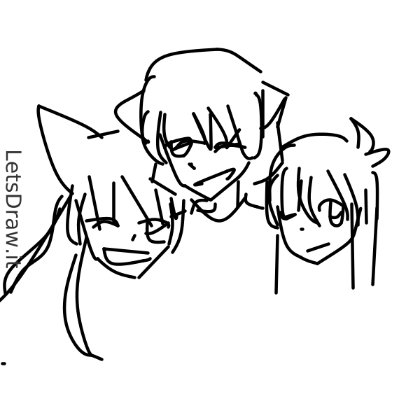 Frien Draw How to draw friend / hhjegemcu.png / LetsDrawIt