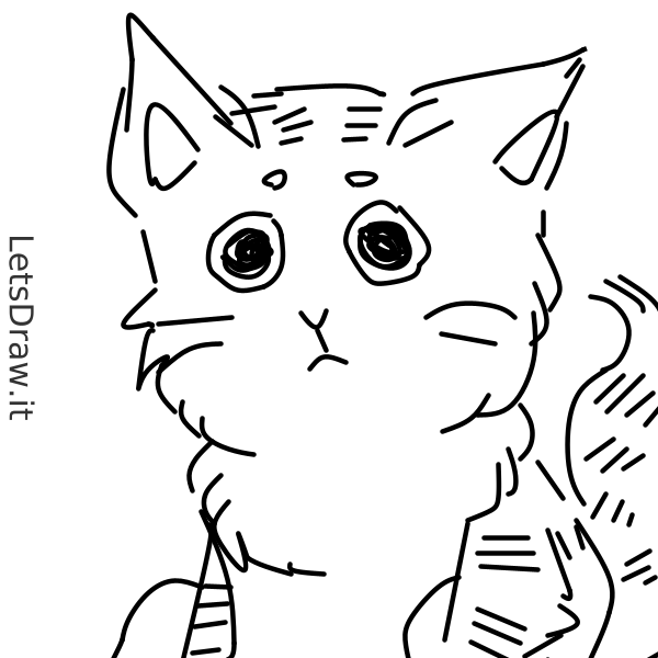 How to draw kitten / himznd1ex.png / LetsDrawIt