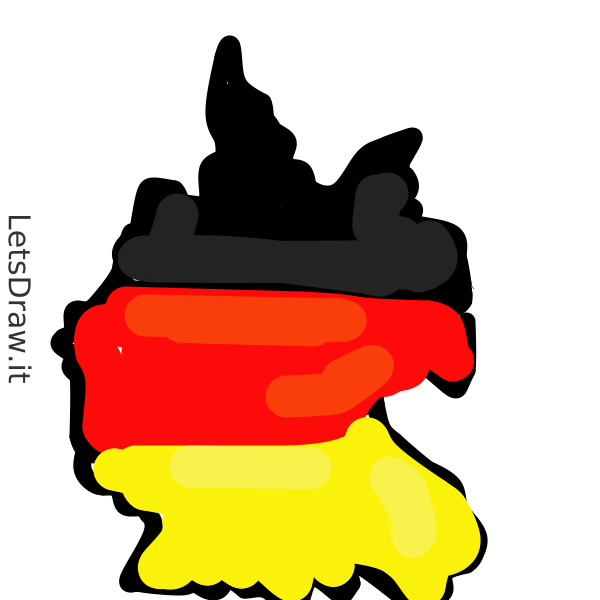 How to draw Germany / hqnxmfsit.png / LetsDrawIt