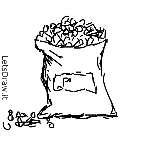 How to draw popcorn / hqrrf4xw9.png / LetsDrawIt