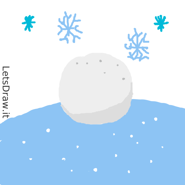 How to draw snowball / hwfyo5n5g.png / LetsDrawIt