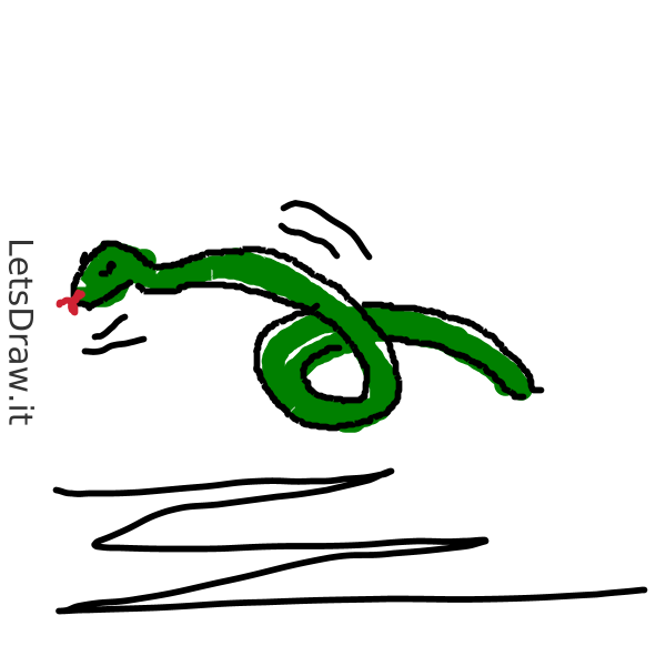 How to draw snake / hy8go3sy.png / LetsDrawIt