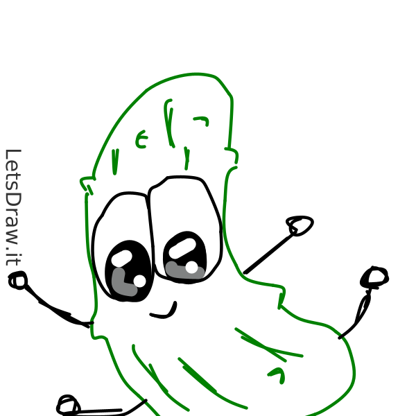 How to draw pickle / hzig3dpz.png / LetsDrawIt