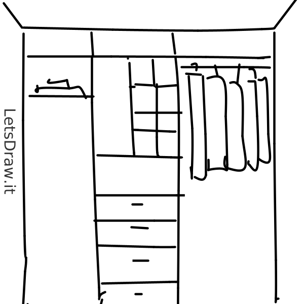 How to draw closet / i7krnyecs.png / LetsDrawIt