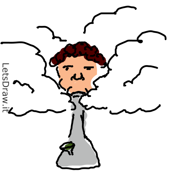 How to draw head in the clouds / icdsq8tai.png / LetsDrawIt