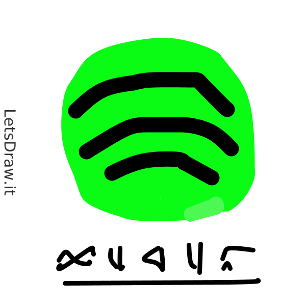 How To Draw Spotify Ie7tpbu73png Letsdrawit 1650