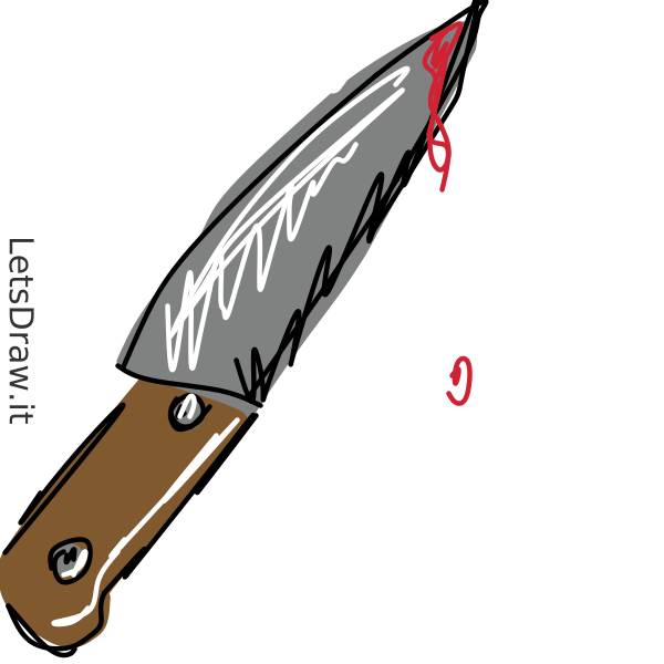 How to draw knife / ih6abkbcc.png / LetsDrawIt