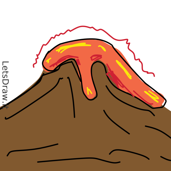 How to draw lava / Learn to draw from other LetsdrawIt players