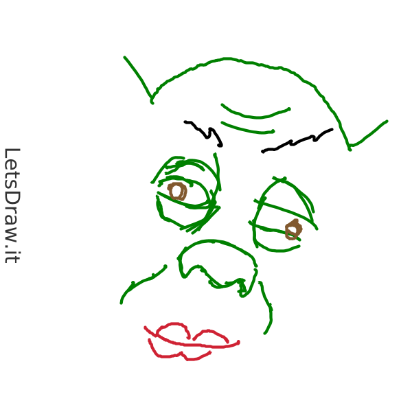 How to draw Shrek / f8xk95ix.png / LetsDrawIt