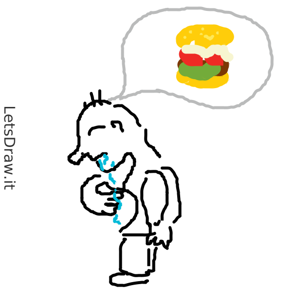 How to draw hungry / ikwgttyzm.png / LetsDrawIt