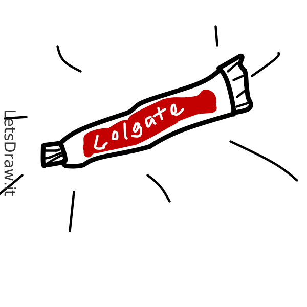 Toothpaste Tube Pen Drawing How to draw tube of toothpaste / j33dcpdw8.png / LetsDrawIt
