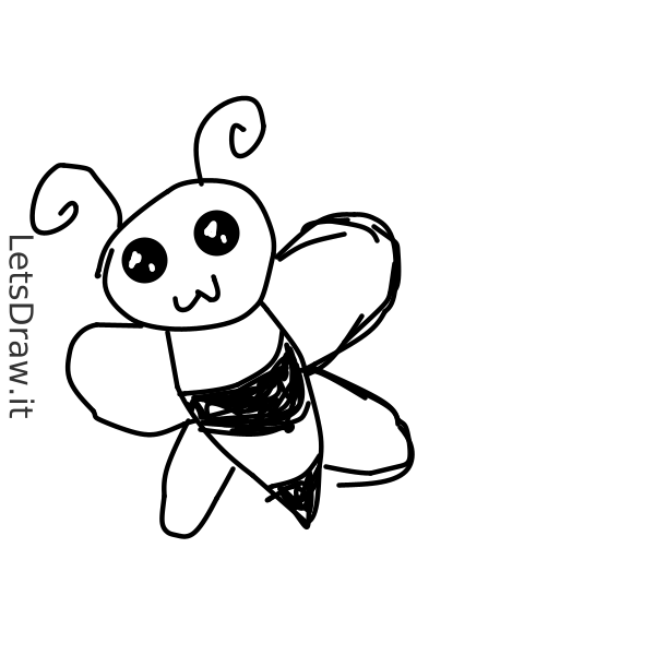 How to draw bee / j4m1nxqfq.png / LetsDrawIt