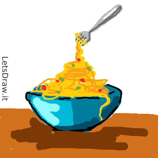 How to draw macaroni / jgejtzzfi png / LetsDrawIt