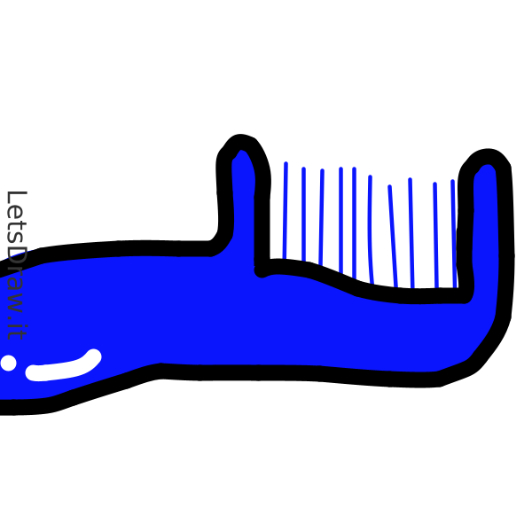 How to draw comb / jhsqp19ya.png / LetsDrawIt