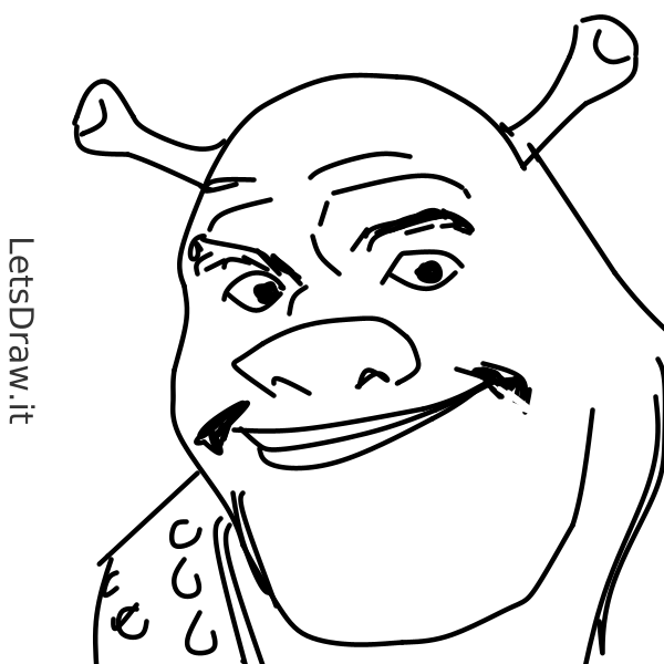 How to draw Shrek / jn3dr1ip5.png / LetsDrawIt