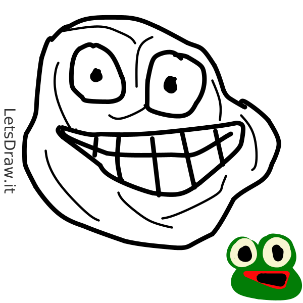 How to draw troll face / joukj1dhe.png / LetsDrawIt