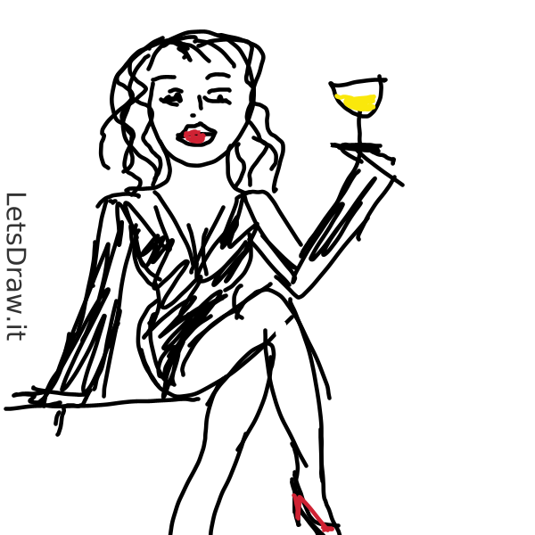 How to draw cocktail / jraw4jm7.png / LetsDrawIt