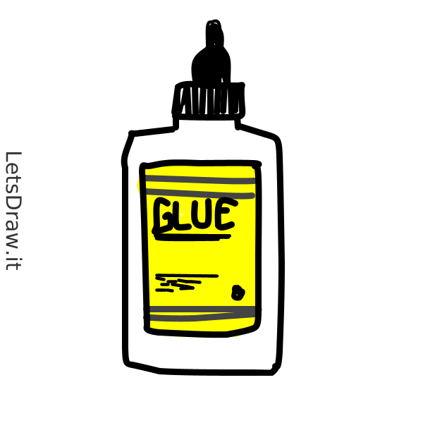 How to draw glue / Learn to draw from other LetsdrawIt players