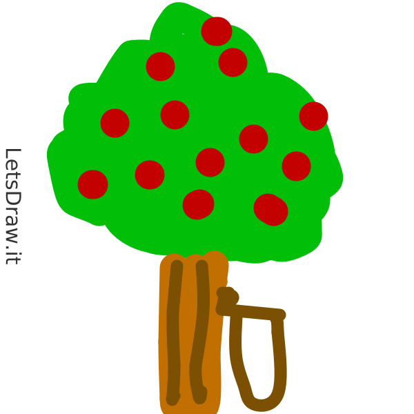 How to draw apple tree / jtfbjw3ak.png / LetsDrawIt