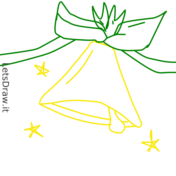 How to draw bell / jxiug1f3.png / LetsDrawIt