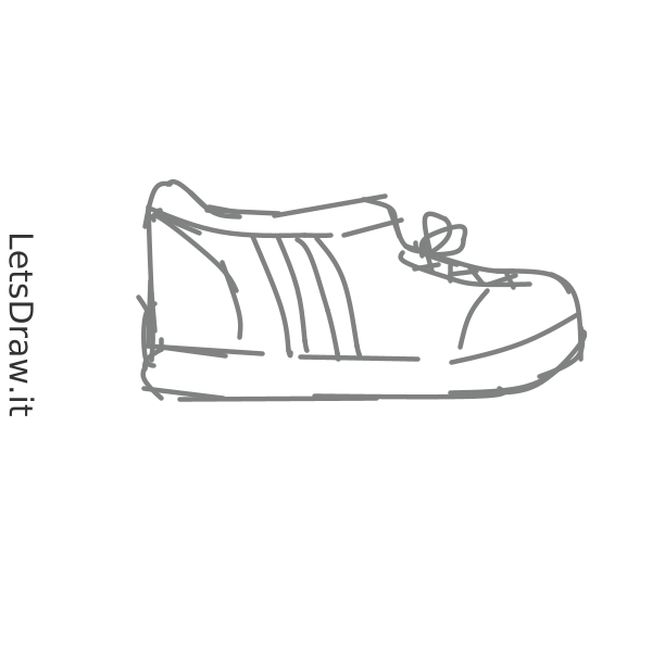 How to draw shoe / LetsDrawIt