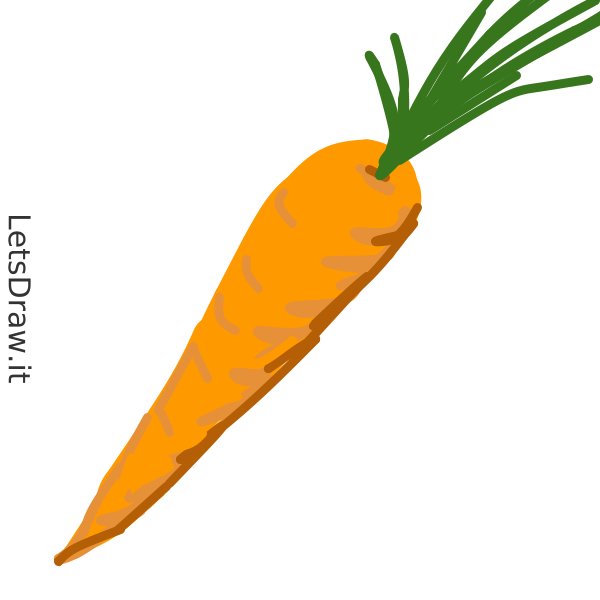 How to draw carrot / jy6i89g4.png / LetsDrawIt