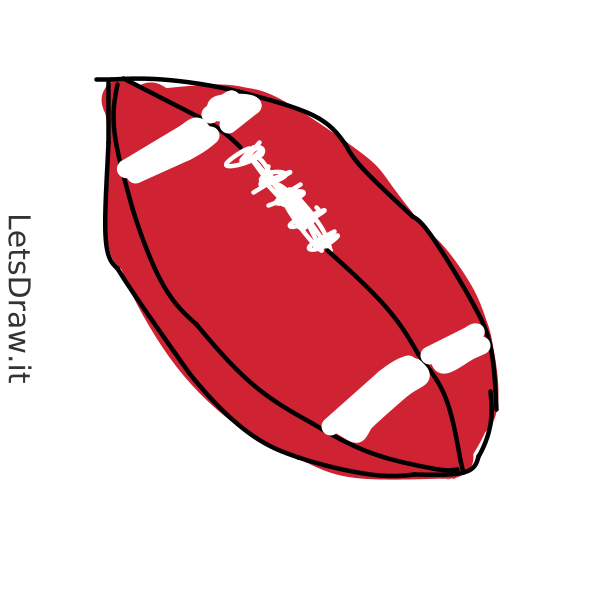 How to draw American football / k1bm86qx.png / LetsDrawIt