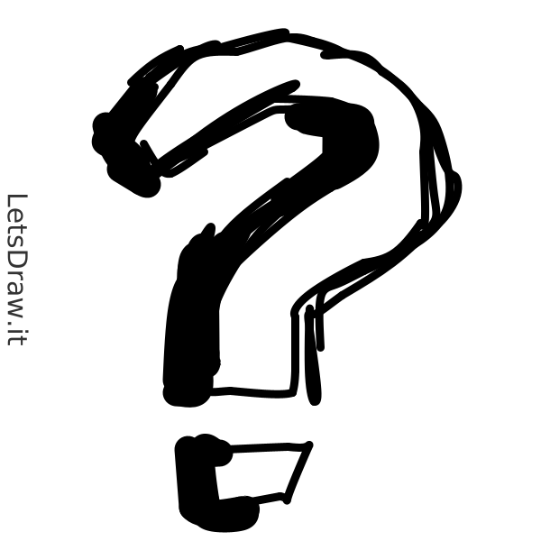 How to draw question mark / k375ceci.png / LetsDrawIt