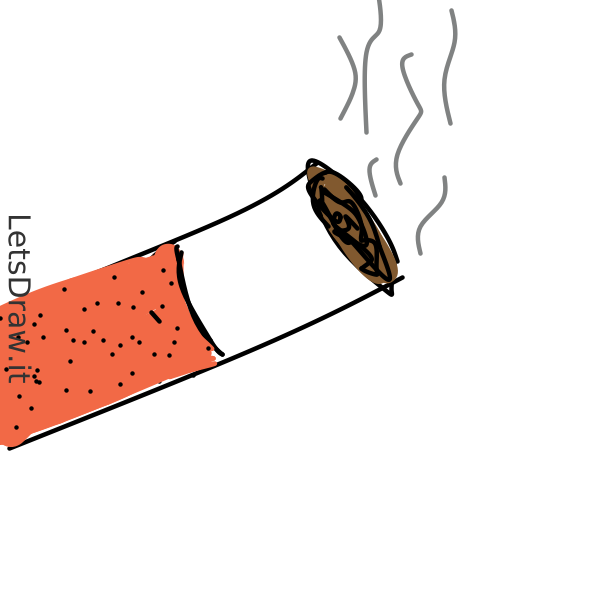 How To Draw Cigarette K66znxcyo Png LetsDrawIt