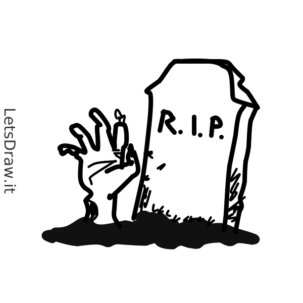 How to draw grave / kasojnt3i.png / LetsDrawIt