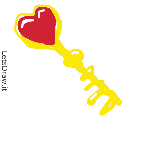 Princess Key Drawing How to draw key / kd18k8qc.png / LetsDrawIt