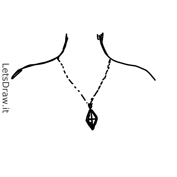 How to draw necklace / Learn to draw from other LetsdrawIt players