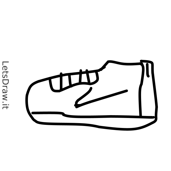 How to draw shoe / LetsDrawIt