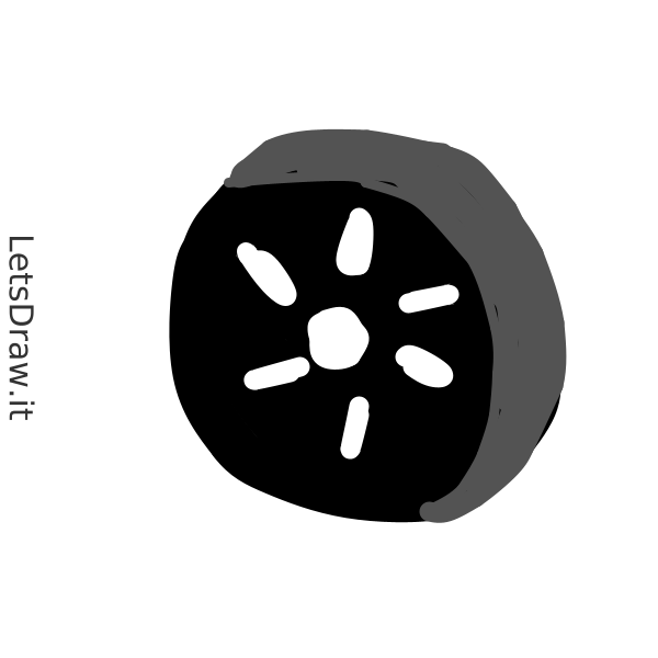 How to draw Car Wheel / kqookmnwi.png / LetsDrawIt
