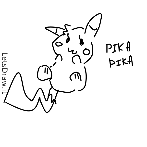 Pikachu desenho / aw6rniqtw.png / LetsDrawIt