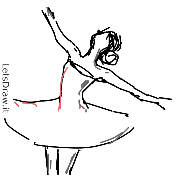 Como dibujar danza / Aprende a dibujar de otros artistas de Letsdraw.it