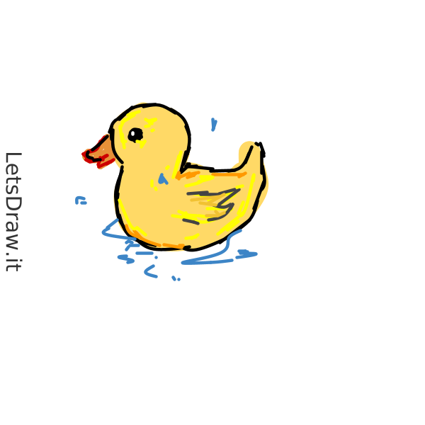 How to draw rubber duck / m4wi8zsoc.png / LetsDrawIt