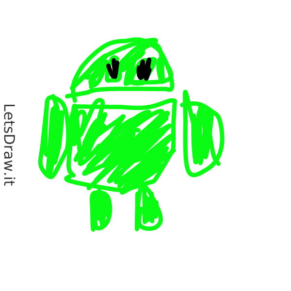 How to draw Android / m758pdibb.png / LetsDrawIt