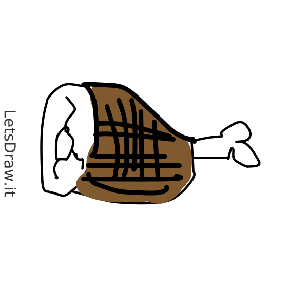 How to draw ham / mfxid48do.png / LetsDrawIt