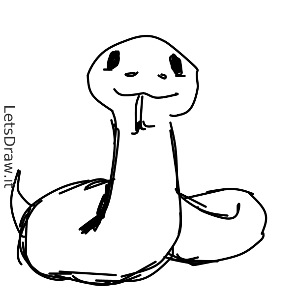 How to draw snake / mmc4uic1.png / LetsDrawIt