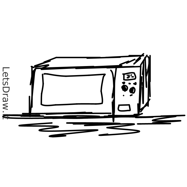 Microwave Ovens Stock Photography Vector Graphics Image Drawing PNG  500x500px Microwave Ovens Area Black And White