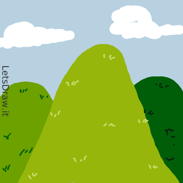 How to draw hill / n3h1fo5dn.png / LetsDrawIt