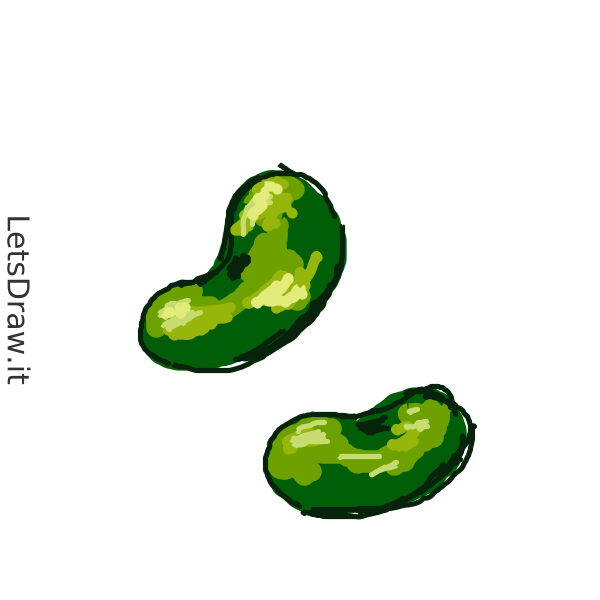How to draw green beans / n9i7ew6oa.png / LetsDrawIt